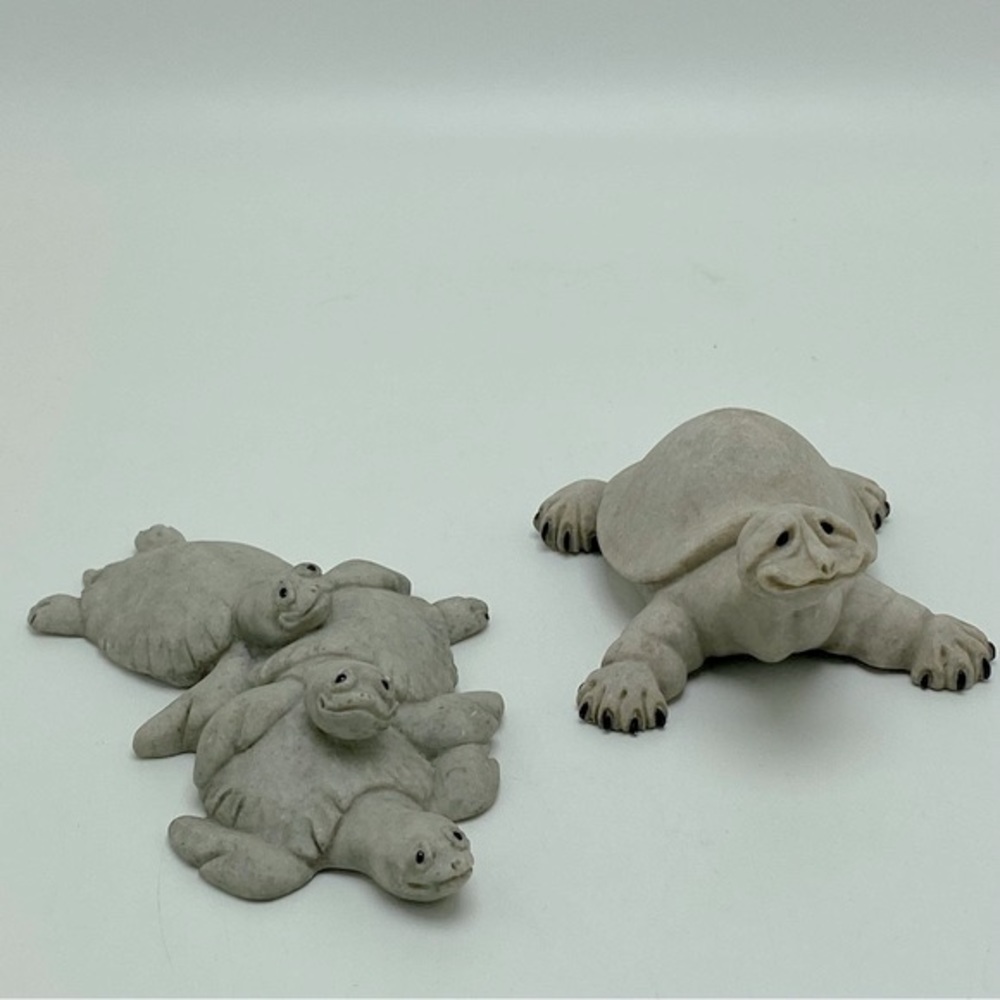 Quarry Critters Turtle Family Tracy & The Triplets